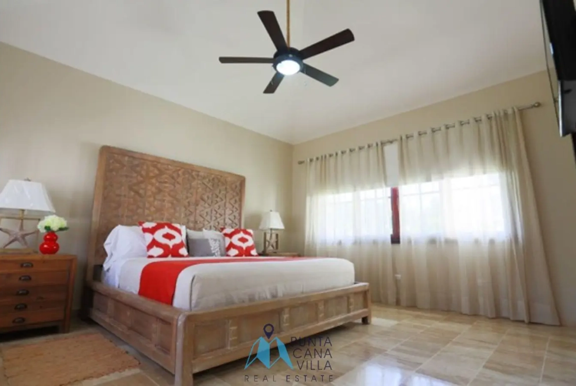 Punta Cana Four bedroom furnished villa for sale in Tortuga By