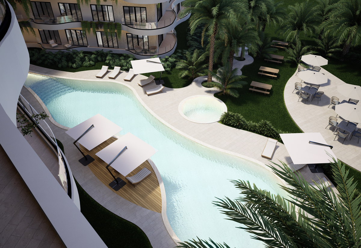 ID A two bedroom condo for sale at Circle Residences situated in the beautiful Cap Cana of the Dominican Republic