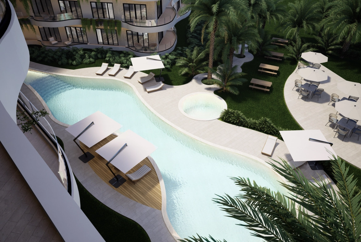 ID One bedroom condo available for sale at Circle Residences located in Cap Cana Dominican Republic