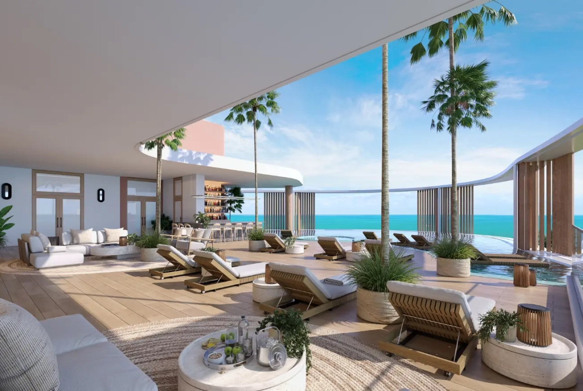 ID , Palm Beach Residences, One Bedroom Penthouse For Sale In Cap Cana ()