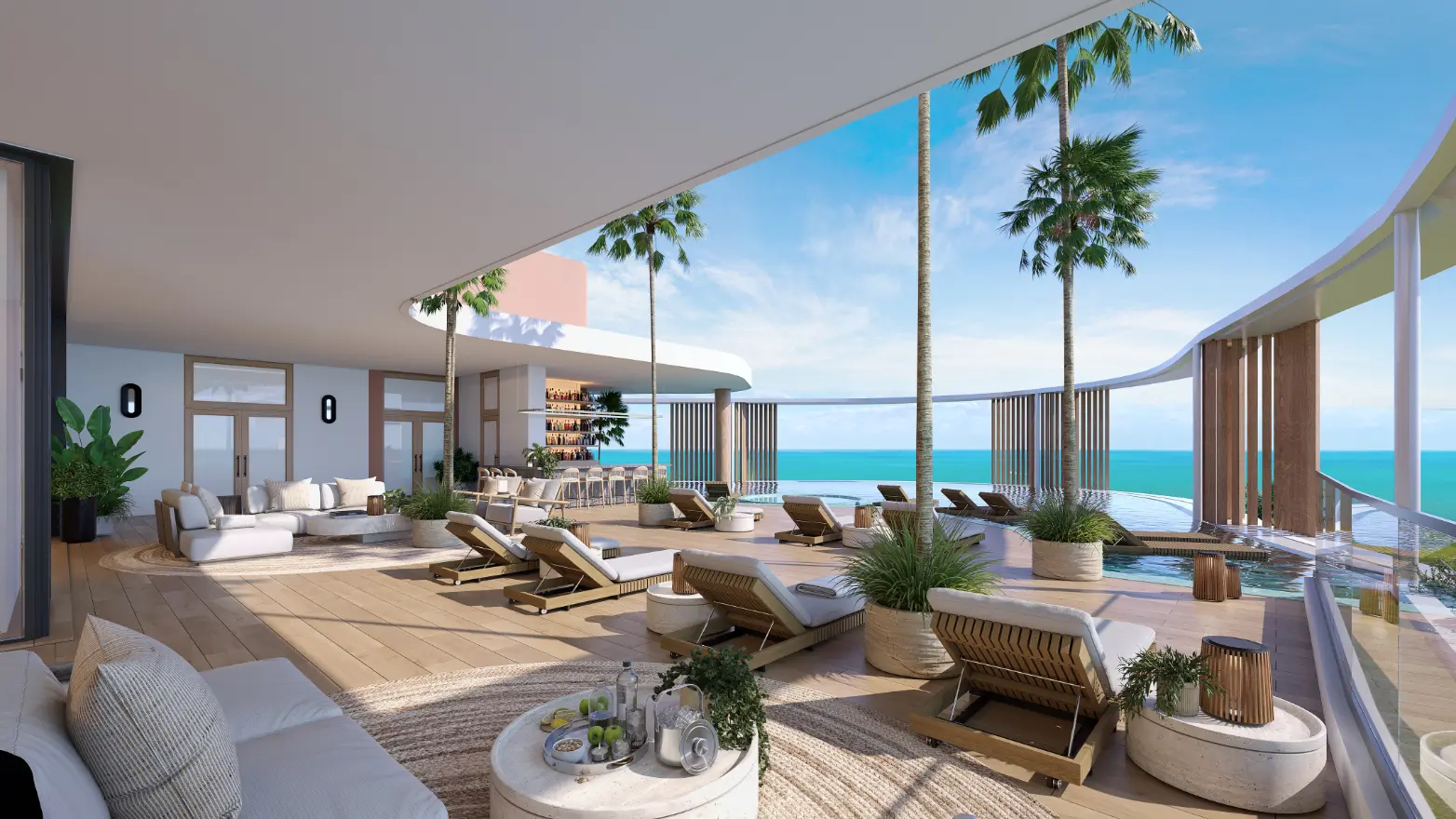 ID , Palm Beach Residences, One Bedroom Penthouse For Sale In Cap Cana ()