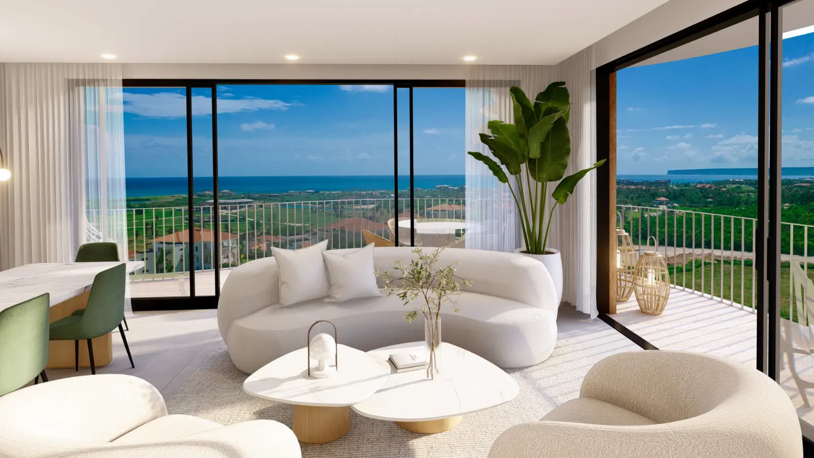 ID , Danzza luxury Residences, One Bedroom Penthouse For Sale In Cap Cana ()