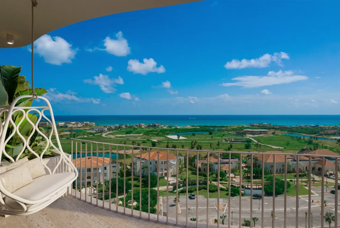 ID , Danzza luxury Residences, One Bedroom Penthouse For Sale In Cap Cana ()