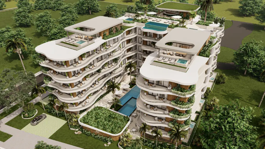 ID , Danzza luxury Residences, One Bedroom Penthouse For Sale In Cap Cana ()