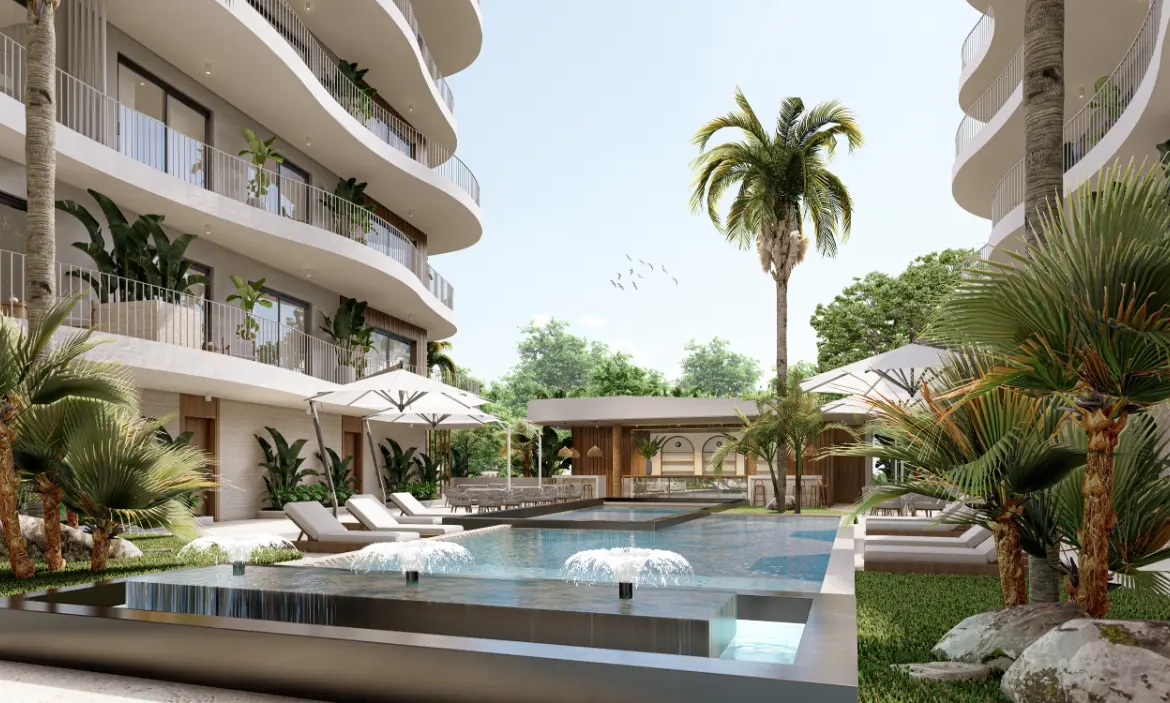 ID , Danzza luxury Residences, One Bedroom Penthouse For Sale In Cap Cana ()