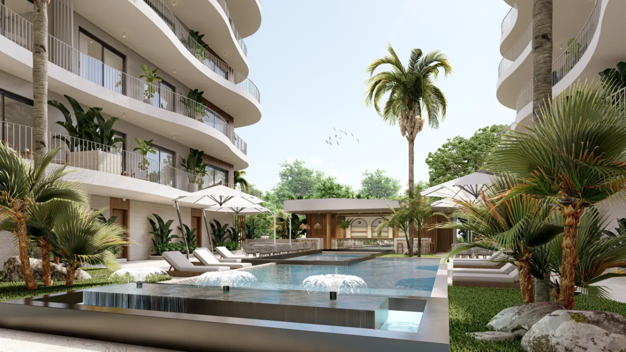 ID , Danzza luxury Residences, One Bedroom Penthouse For Sale In Cap Cana ()