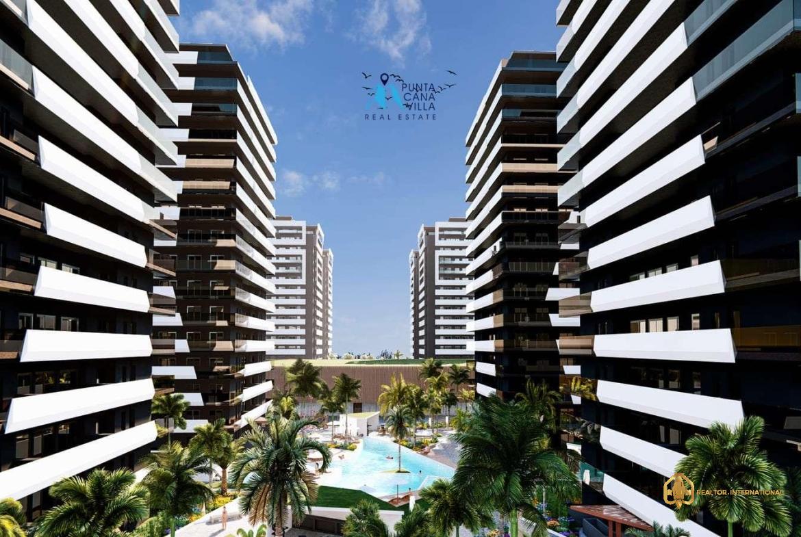 Veron Punta Cana condos for sale in Ville Larimar two bedroom