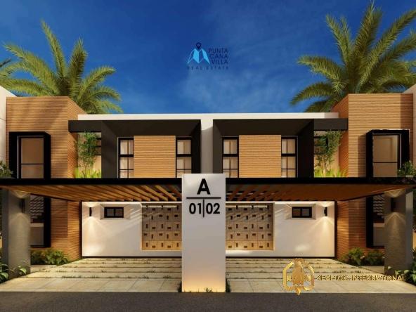 Cap Cana villas for sale in Las Iguanas Golf Residences, Three-bedroom villa on the eastern shores of DR