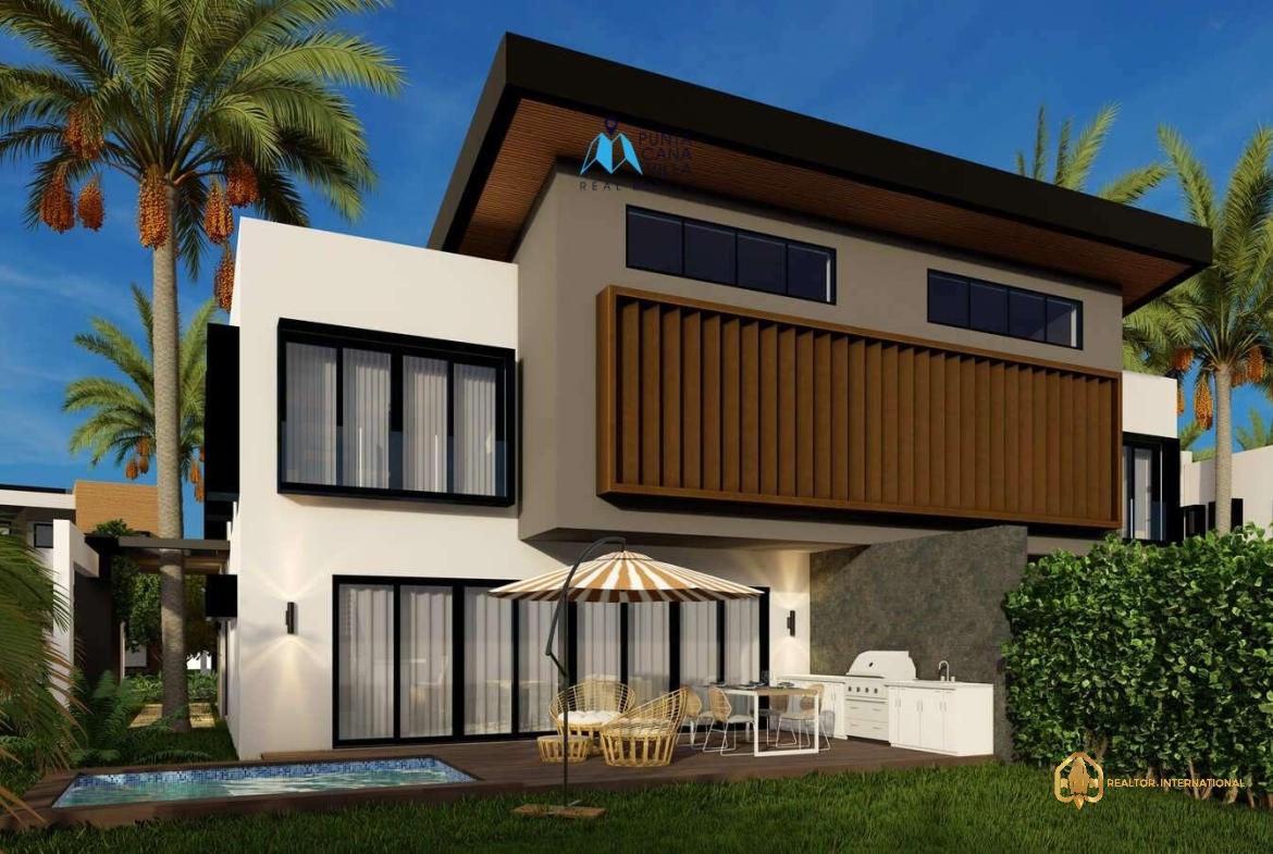 ID Cap Cana villas for sale in Las Iguanas Golf Residences Three bedroom villa on the eastern shores of DR