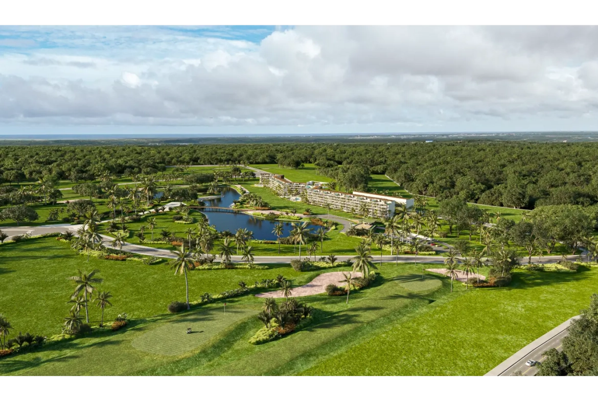 ID Coral Lake Resort One Bedroom Apartment For Sale In Cap Cana with views of the Lake