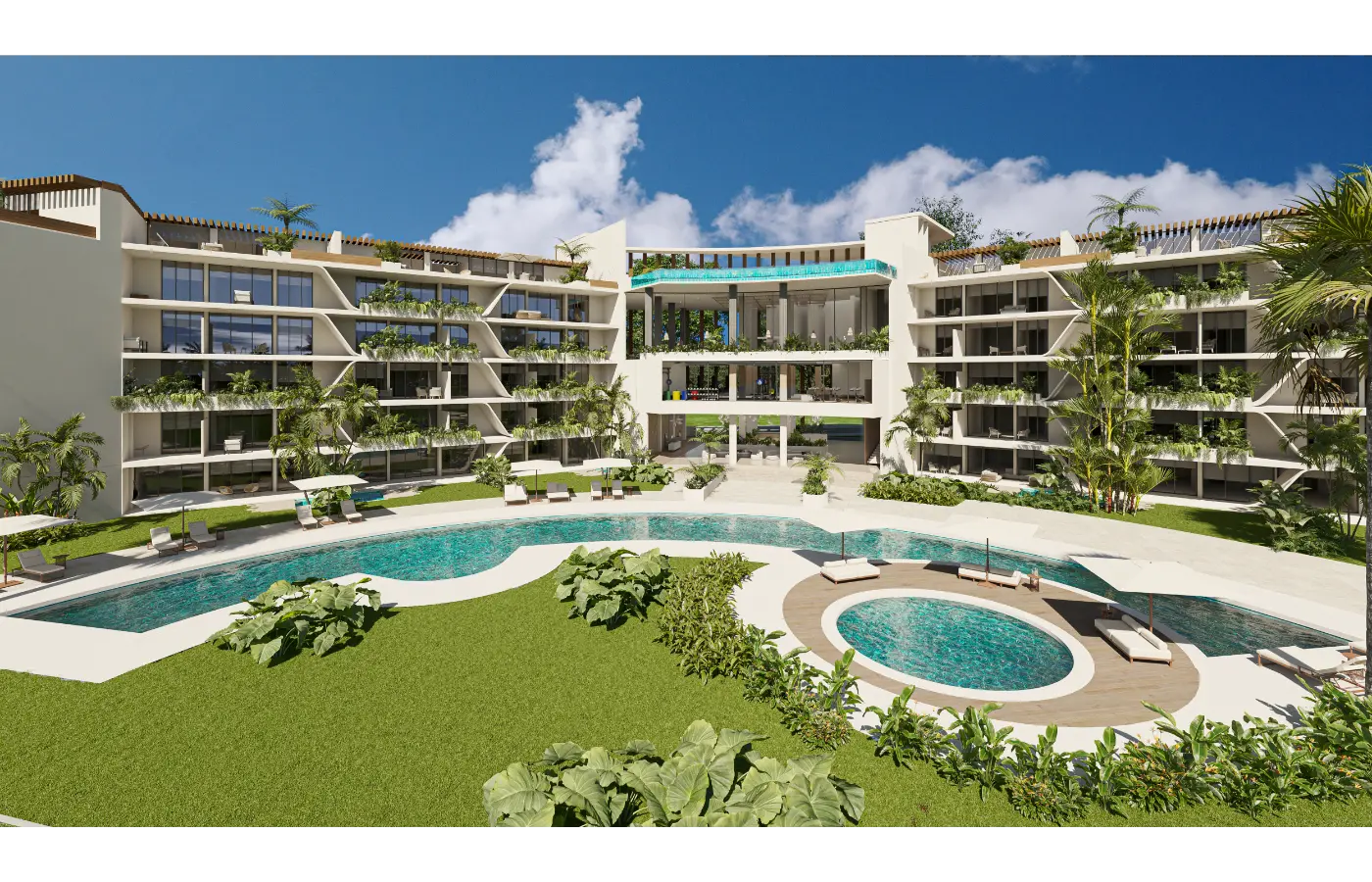 ID Coral Lake Resort One Bedroom Apartment For Sale In Cap Cana with views of the Lake