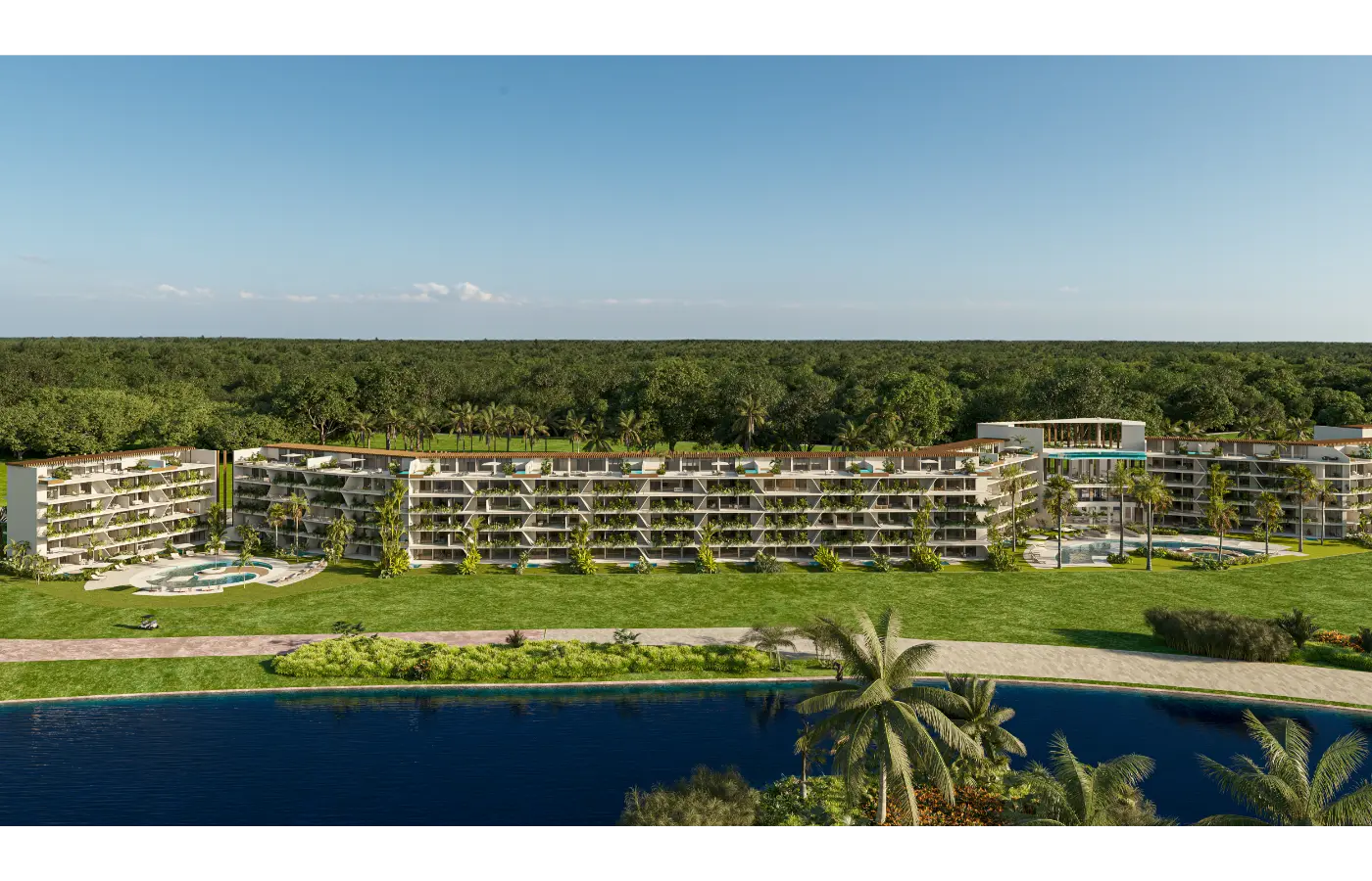 ID Coral Lake Resort One Bedroom Apartment For Sale In Cap Cana with views of the Lake