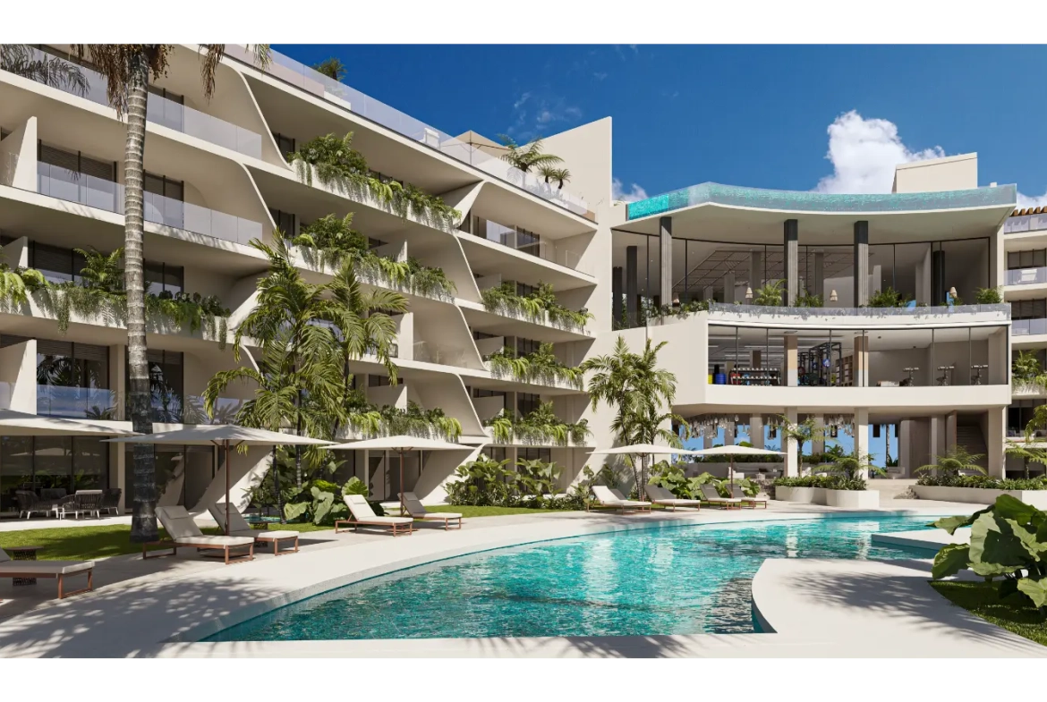 ID Coral Lake Resort One Bedroom Apartment For Sale In Cap Cana with views of the Lake