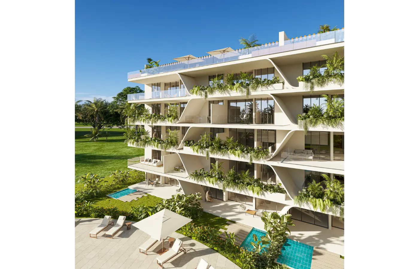 ID Coral Lake Resort One Bedroom Apartment For Sale In Cap Cana with views of the Lake