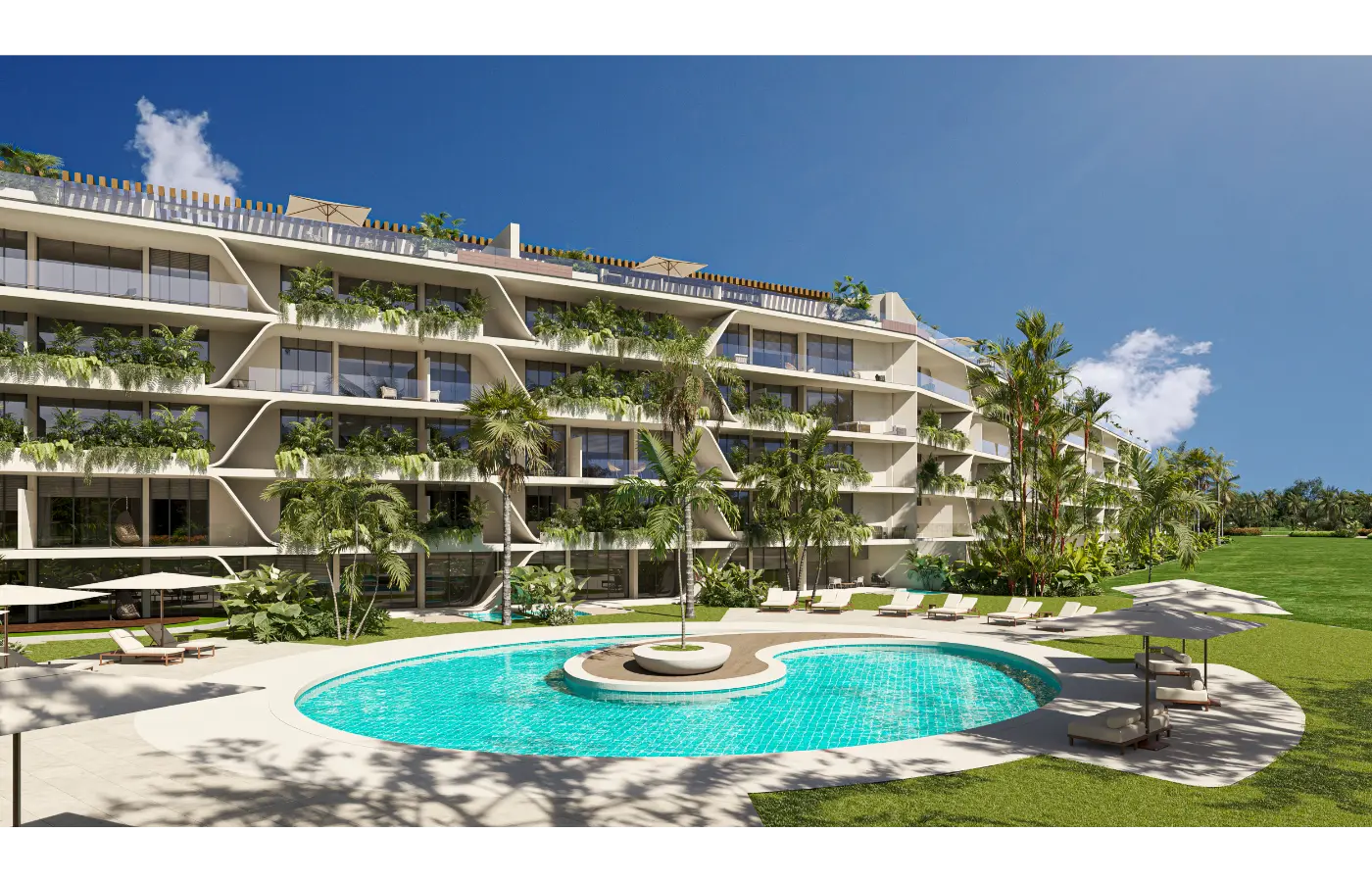 ID Cap Cana Coral Lake Resort. Two Bedroom Penthouse For Sale with terrace