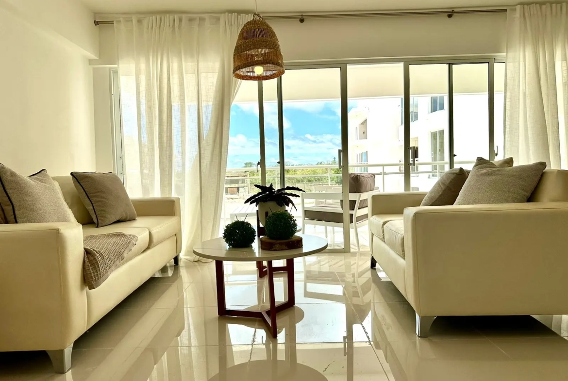 ID Punta Hermosa Residence. Stylish two bedroom apartment available for purchase in Punta Cana