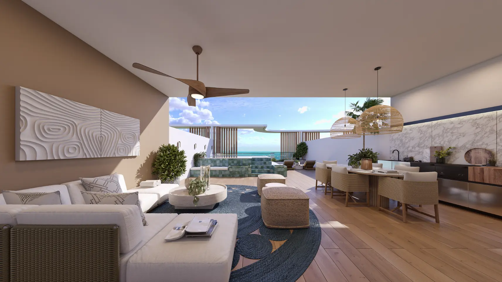 ID Palm Beach Residences One Bedroom Penthouse For Sale In Cap Cana