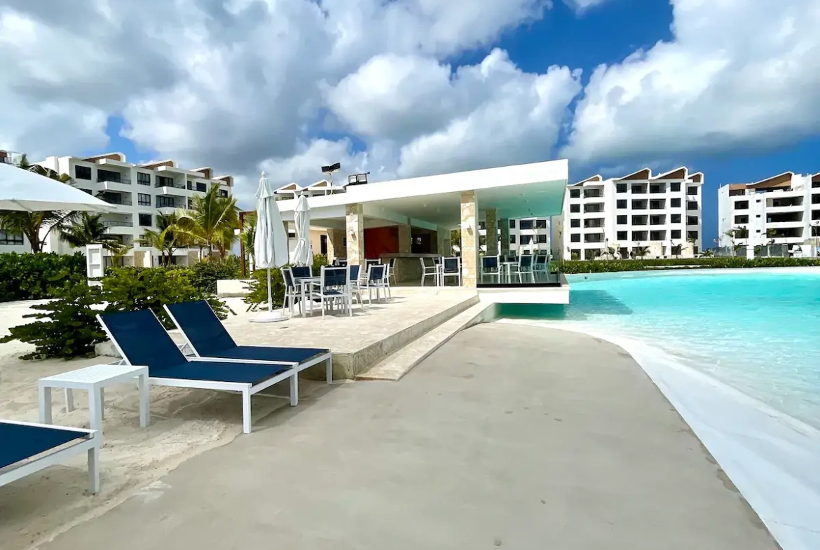 ID The Beach One Bedroom Apartment For Sale In Downtown Punta Cana With Terrace