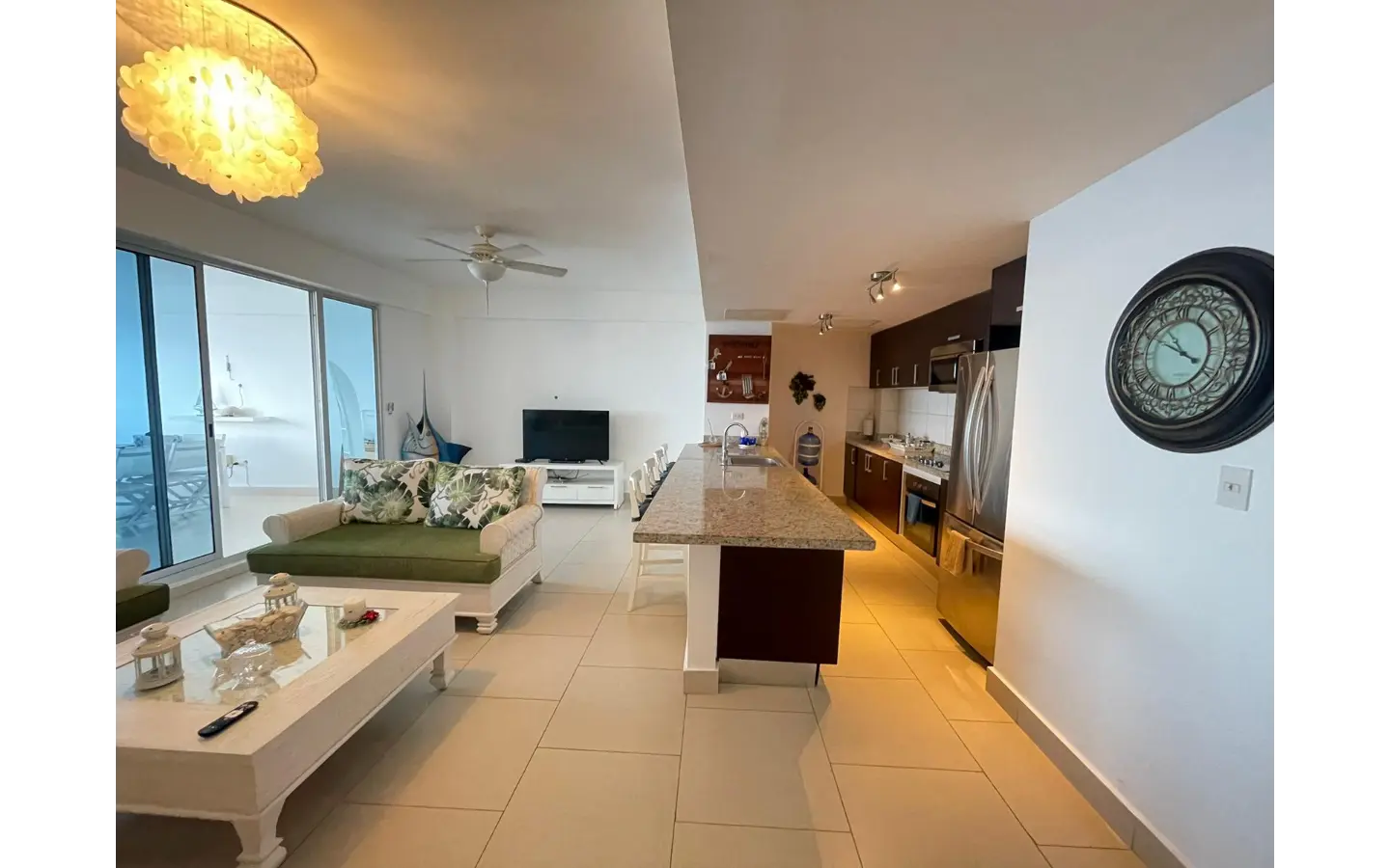 ID , Las Olas, Two Bedroom Apartment For Sale In Juan Dolio With Terrace ()