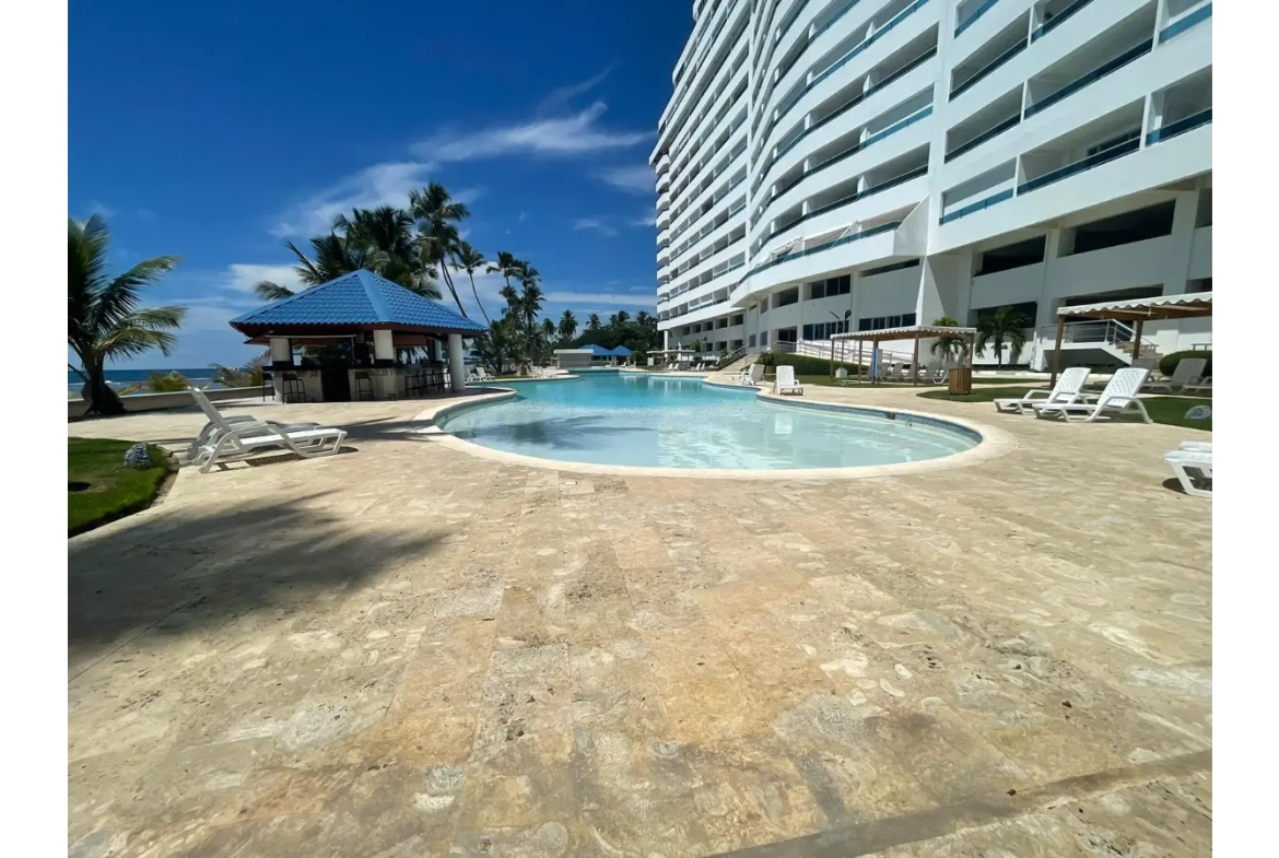 ID , Las Olas, Two Bedroom Apartment For Sale In Juan Dolio With Terrace ()