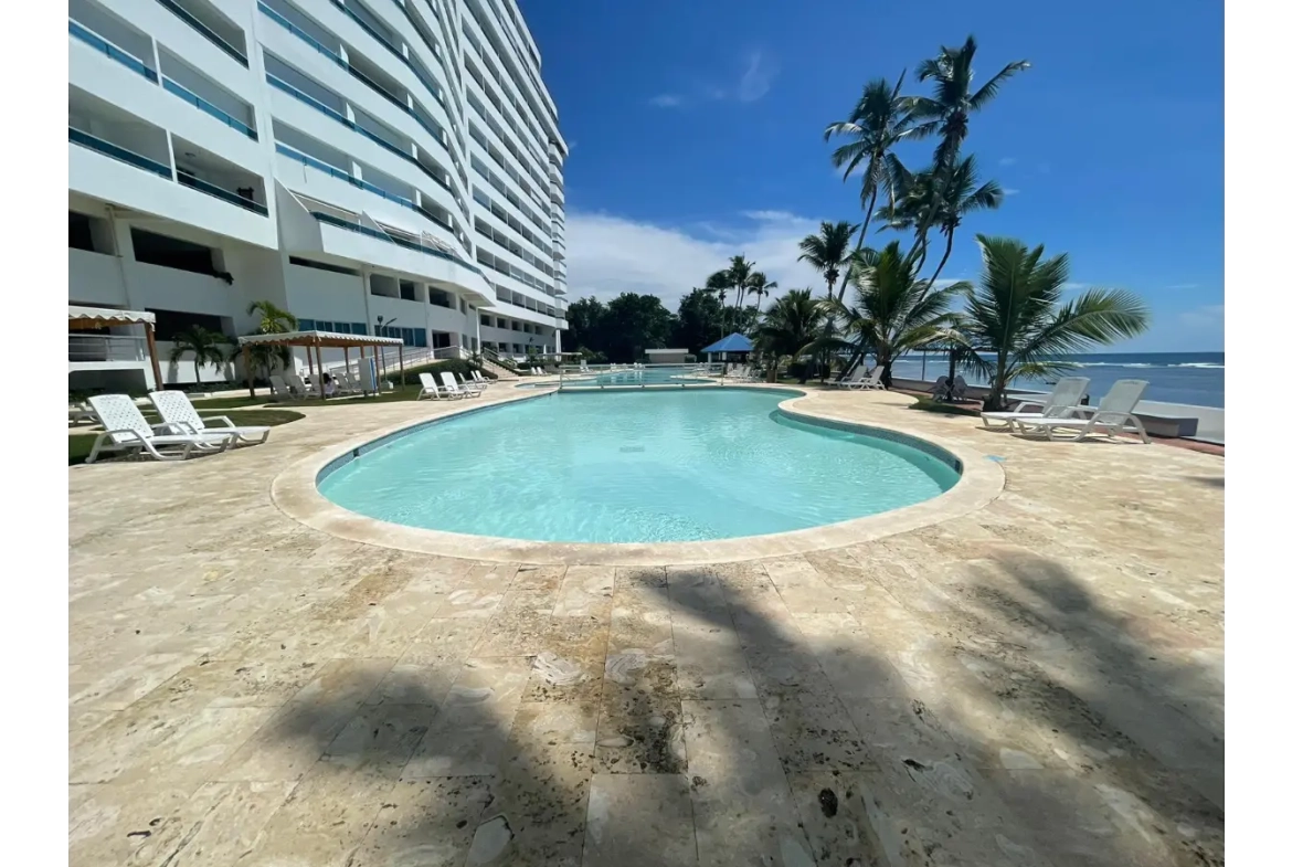 ID , Las Olas, Two Bedroom Apartment For Sale In Juan Dolio With Terrace ()