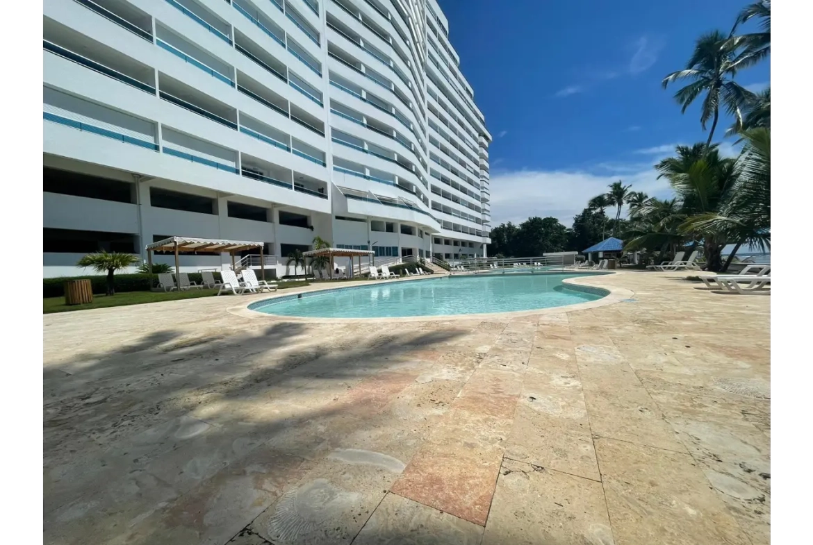 ID , Las Olas, Two Bedroom Apartment For Sale In Juan Dolio With Terrace ()