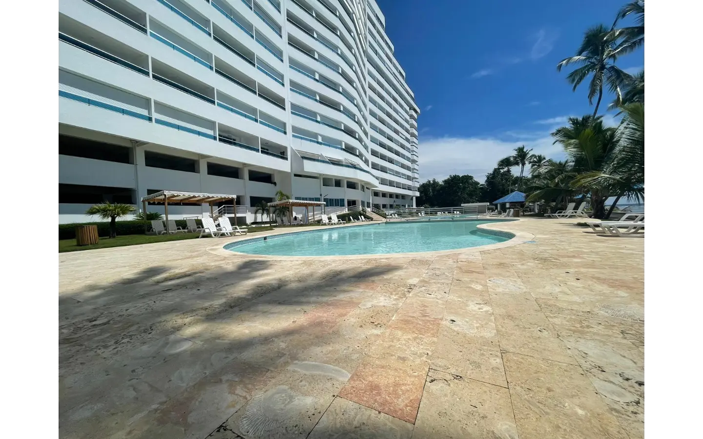 ID , Las Olas, Two Bedroom Apartment For Sale In Juan Dolio With Terrace ()