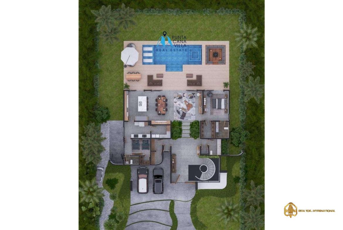 Caleton Residences Five Bedroom Villa For Sale In Cap Cana