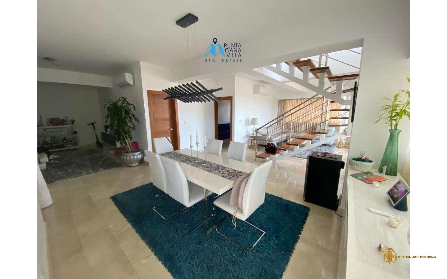 Three bedroom furnished penthouse for sale in Punta Cana Village Three bedroom furnished penthouse for sale in Punta Cana Village