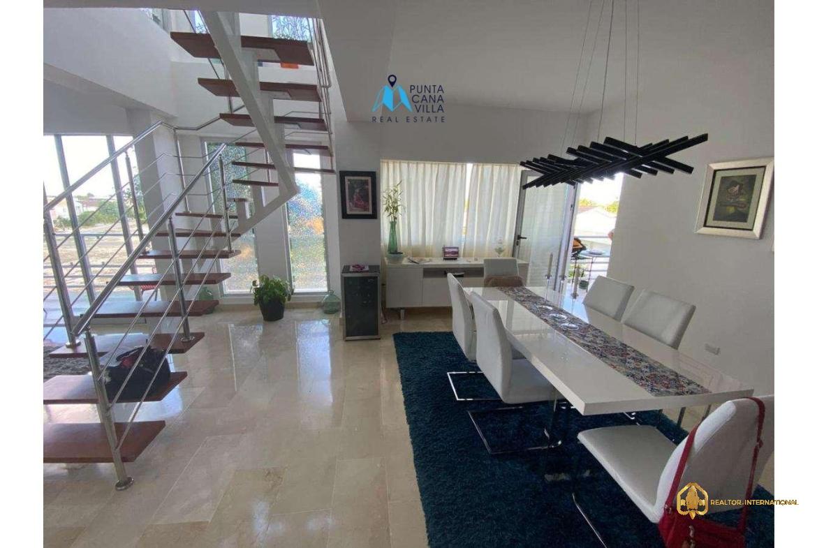 Three bedroom furnished penthouse for sale in Punta Cana Village