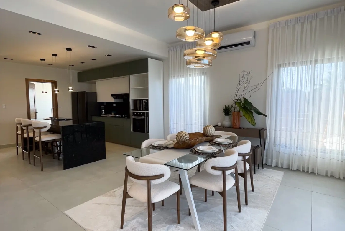 ID Three Bedroom Villa for Sale at White Palms West Side Punta Cana