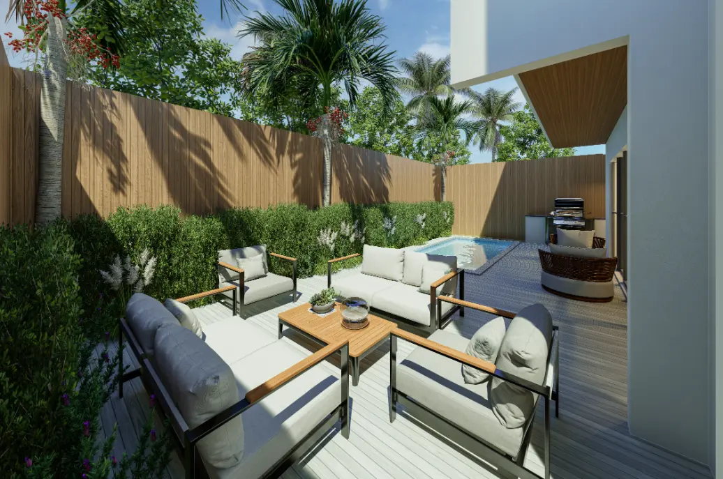 ID Three Bedroom Villa for Sale at White Palms West Side Punta Cana