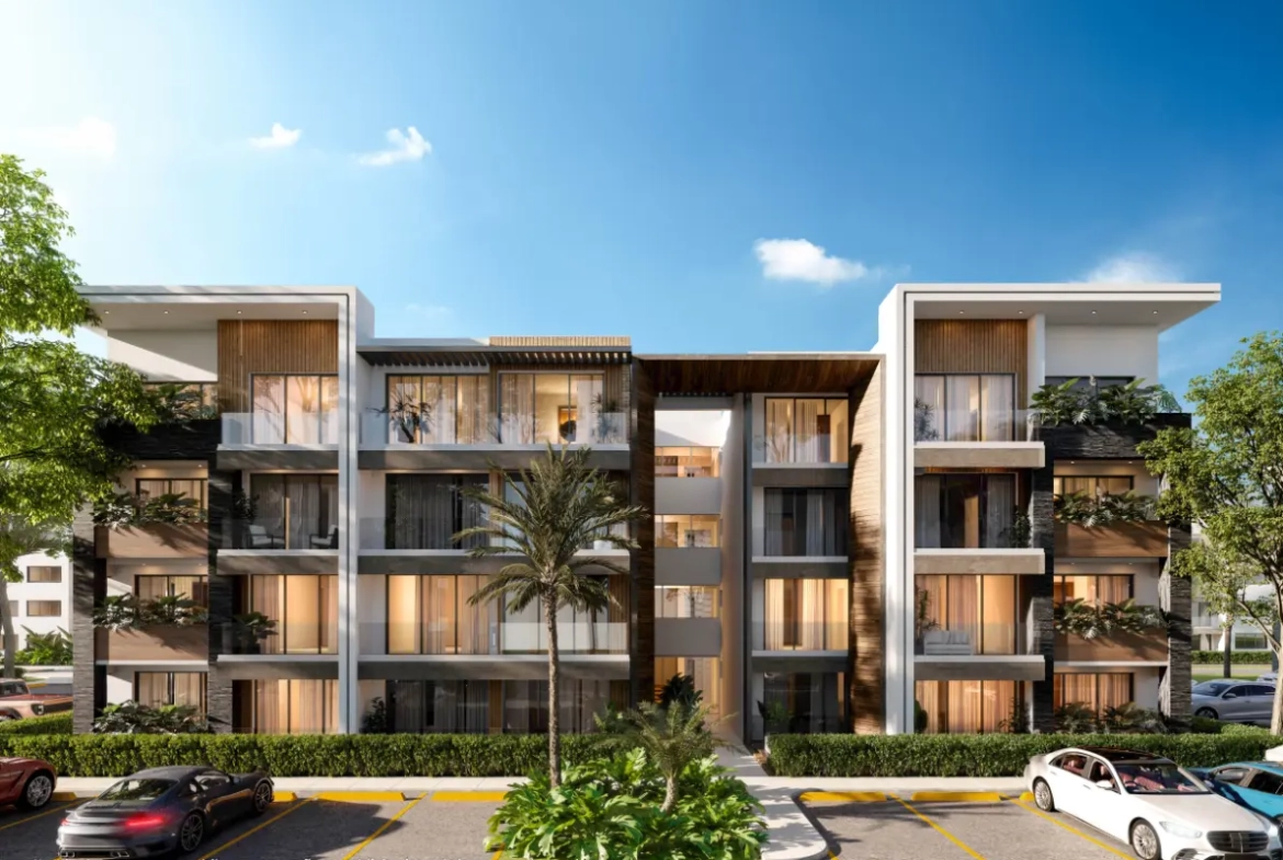 ID Garden City One Bedroom Apartment for Sale in Bavaro, Punta Cana with Private Green Space ()