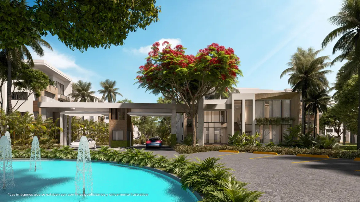 ID Garden City One Bedroom Apartment for Sale in Bavaro, Punta Cana with Private Green Space ()