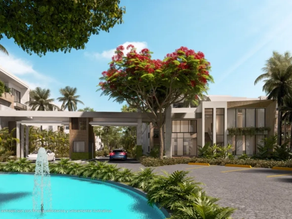 ID Two Bedroom Apartment for Sale in Garden City, Bávaro, Punta Cana – Featuring a Lobby ()