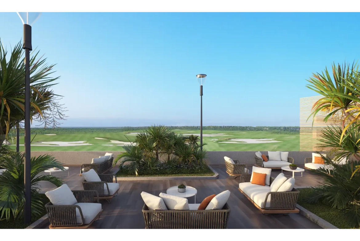 ID One Bedroom Apartment for Sale at The Winds, Cap Cana – Golf View in Ciudad Las Canas ()