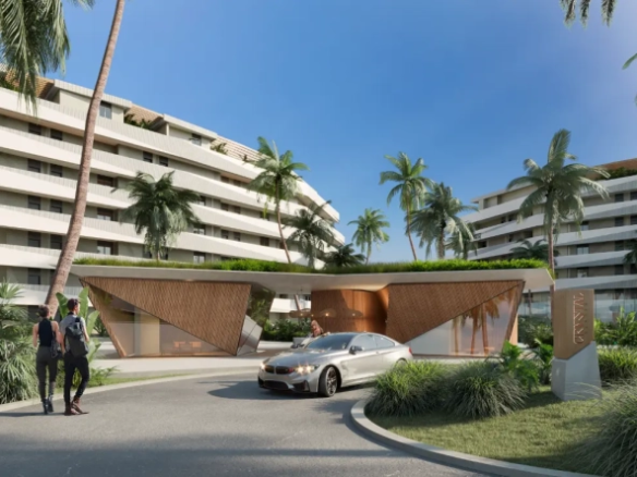 Las Iguanas: Elegant Two-Bedroom Apartment for Sale at Crystal Garden, Cap Cana – Stunning Golf Course Views
