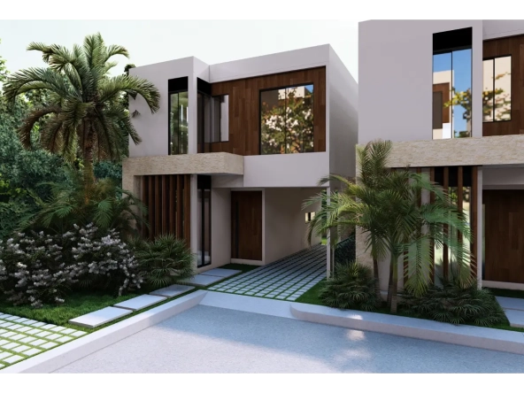 ID Three Bedroom Villa with Patio for Sale in Downtown Punta Cana – Cascais ()