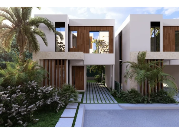 ID Three Bedroom Villa with Patio for Sale in Downtown Punta Cana – Cascais ()