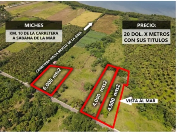 ID , m² Land for Sale in Miches – Prime Investment Opportunity ()