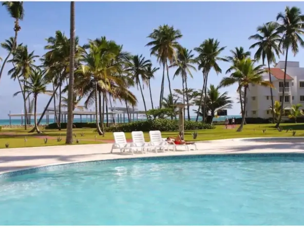 ID Beachfront Two Bedroom Condo for Sale in Playa Turquesa, Punta Cana ()