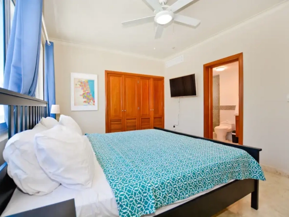 ID Beachfront Two Bedroom Condo for Sale in Playa Turquesa, Punta Cana ()