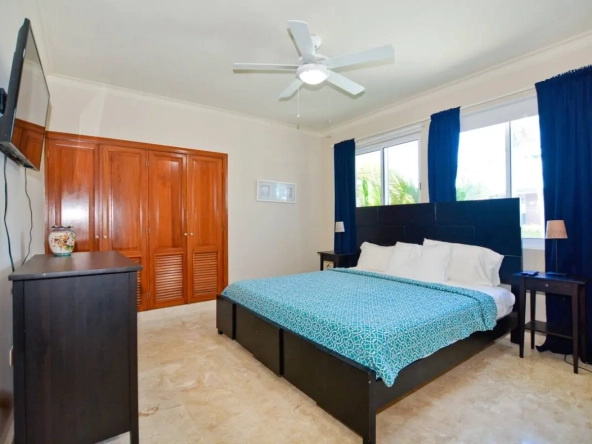 ID Beachfront Two Bedroom Condo for Sale in Playa Turquesa, Punta Cana ()