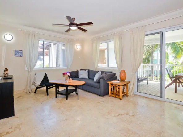 ID Beachfront Two Bedroom Condo for Sale in Playa Turquesa, Punta Cana ()