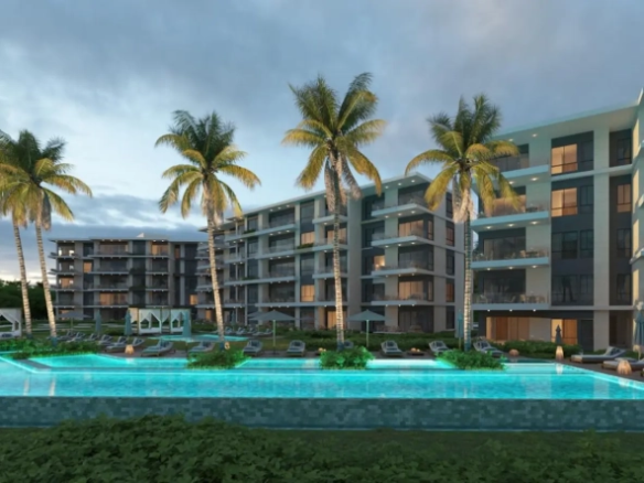 One-Bedroom Garden View Condo for Sale at Solea Palms, Zabela Beach, Punta Cana