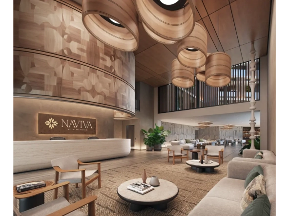ID One Bedroom Condo for Sale with Lobby at Naviva Residences in Downtown Punta Cana ()