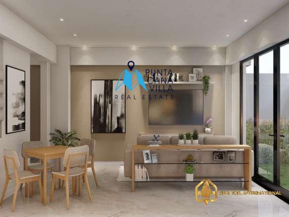 Charming Two Bedroom Townhouse for Sale at La Prima Bella in Bavaro, Punta Cana ()
