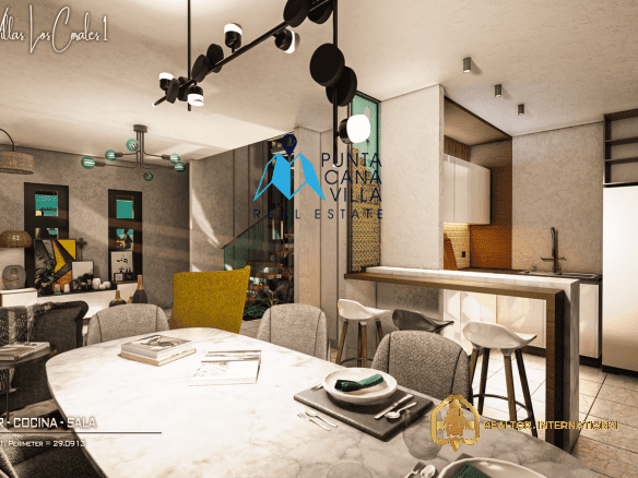 Stylish Three Bedroom Townhouse for Sale in Los Corales , Bávaro () Stylish Three Bedroom Townhouse for Sale in Los Corales , Bávaro ()