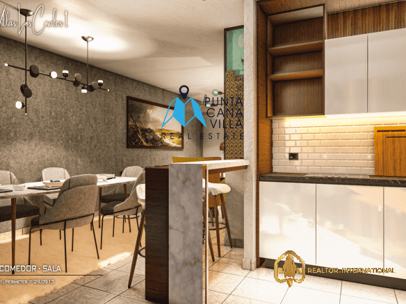 Stylish Three Bedroom Townhouse for Sale in Los Corales , Bávaro () Stylish Three Bedroom Townhouse for Sale in Los Corales , Bávaro ()
