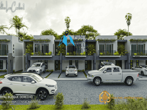 Stylish Three Bedroom Townhouse for Sale in Los Corales , Bávaro ()